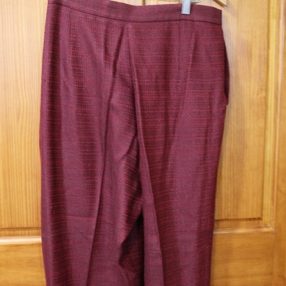 Alice Berry Vintage Red Oversize Doleman 80s Pant Suit Blazer Set Medium - Picture 12 of 16